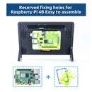 7'' 1024×600 HDMI IPS LCD Display for Raspberry Pi 4, with RPi Case Holder - SunFounder