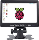 7" HDMI 1024x600 LCD Screen Display for Raspberry Pi 5/4B/3B+/3B/Zero 2W, Support AV/VGA/HDMI with Built in Speaker - SunFounder