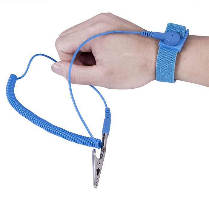 Anti Static Wrist Strap with Grounding Wire Adjustable Discharge Band(2 pack) - SunFounder