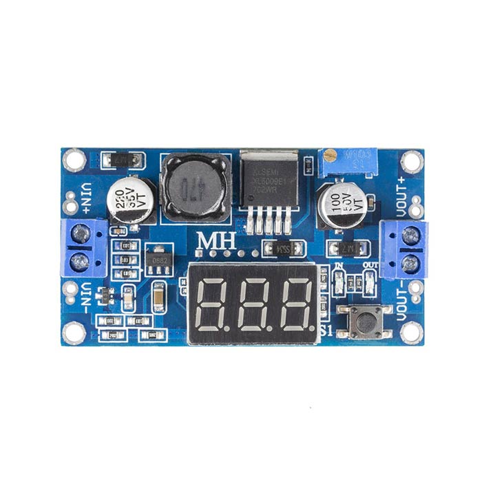 XL6009 DC-DC Adjustable Boost Module Voltmeter Display with Adjustable Output