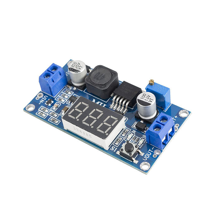 XL6009 DC-DC Adjustable Boost Module Voltmeter Display with Adjustable Output