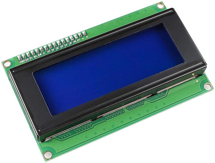 2004 20x4 LCD Module IIC I2C Interface Adapter Blue Backlight for Arduino R3 Raspberry MEGA2560 (2 Pack) - SunFounder