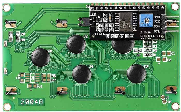 2004 20x4 LCD Module IIC I2C Interface Adapter Blue Backlight for Arduino R3 Raspberry MEGA2560 (2 Pack)