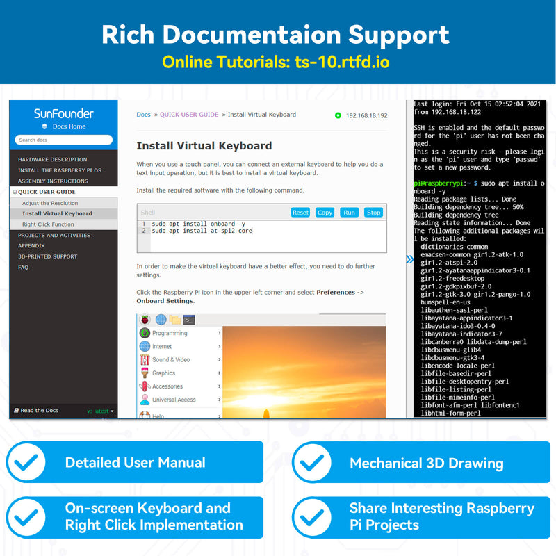 Rich Documentation Support