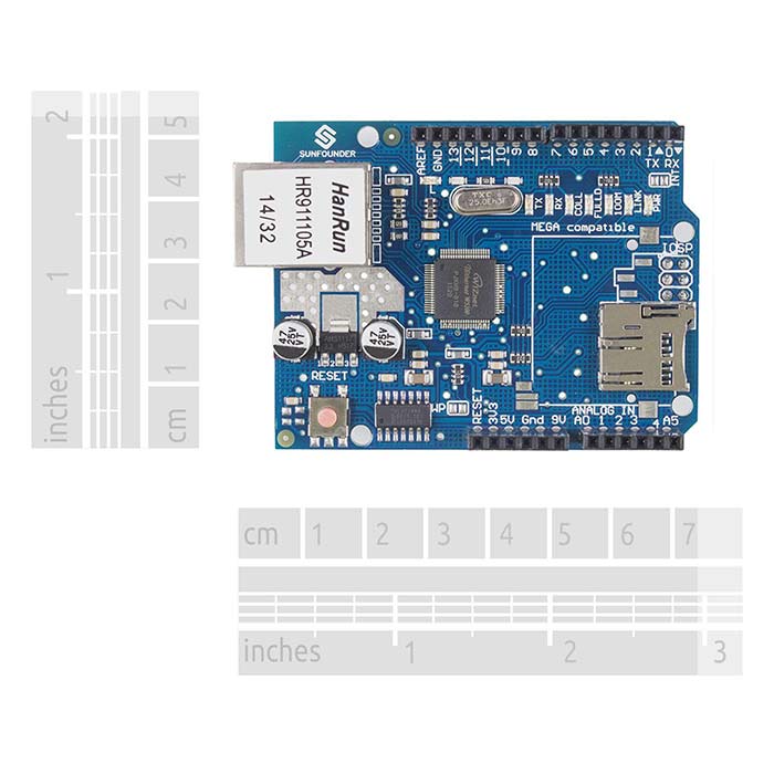 SunFounder Ethernet Shield W5100 for Arduino UNO R3 Mega 2560 1280 A057