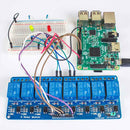 SunFounder 5V 8 Channel Relay Shield Module for Raspberry Pi /Arduino - SunFounder