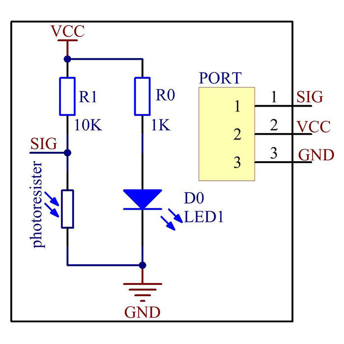 Photoresistor Sensor Module