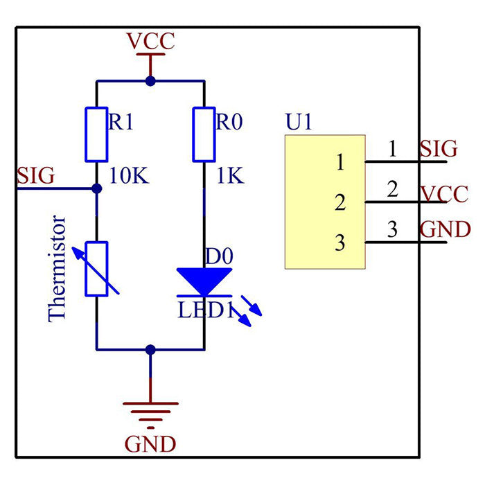 Thermistor Sensor Module - SunFounder