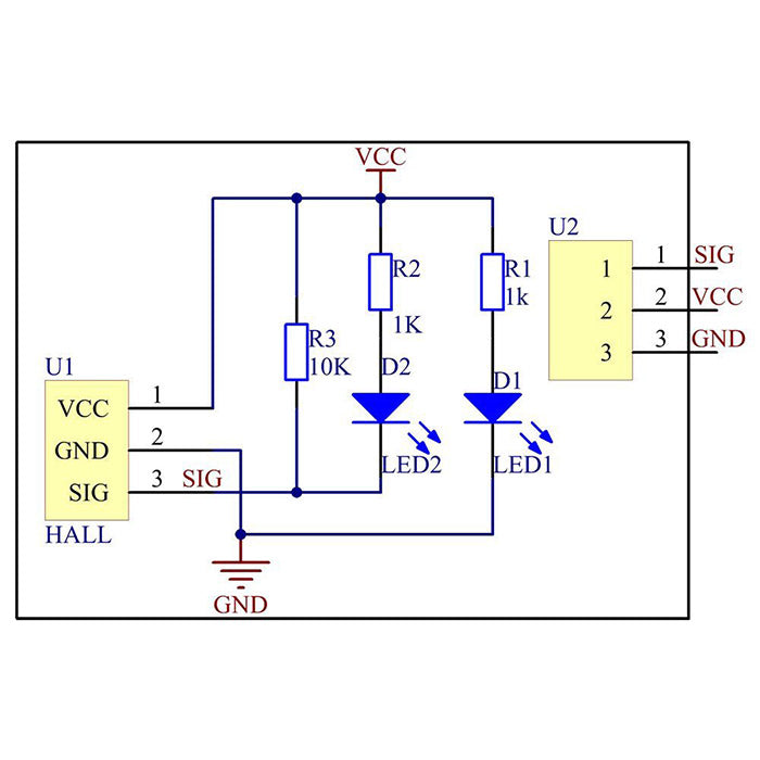 SunFounder Switch Hall Sensor Module for Arduino and Raspberry Pi ...