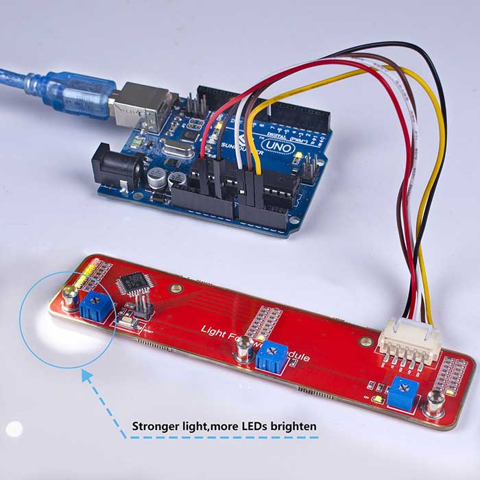 3-Channel 3du5c Phototransistor Light Follower Module - SunFounder