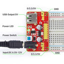 MB102 Breadboard Power Supply Module 3.3V/5V Solderless Breadboard - SunFounder