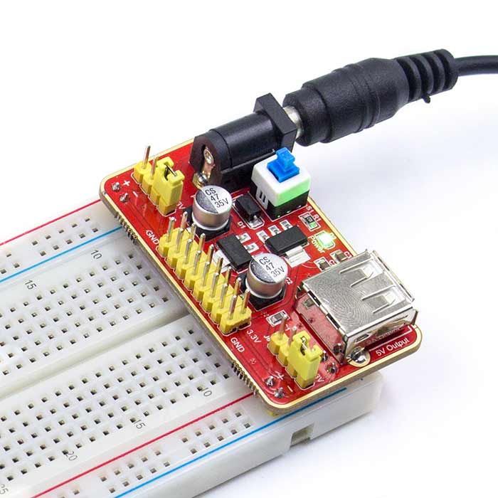 MB102 Breadboard Power Supply Module 3.3V/5V Solderless Breadboard ...
