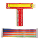 T-Shape GPIO Extension Board with 40-pin Ribbon Cable for Raspberry Pi 5/4/3B+/3B - SunFounder