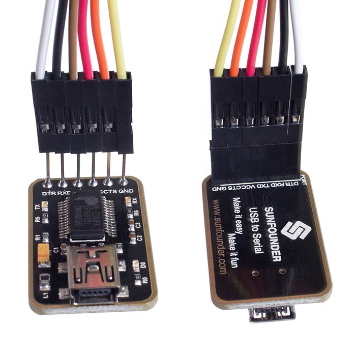 SunFounder PL2303HX Mini USB-to-Serial UART Converter Board Module for Arduino