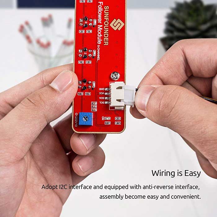 SunFounder I2C 5-Channel Line Follower Module