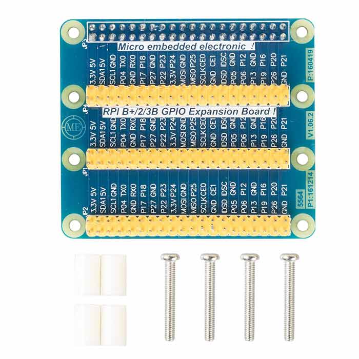 Triple GPIO Multiplexing Expansion Board for Raspberry Pi