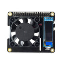 Cooling Fan Hat With Oled Display for Raspberry Pi 4/3B+/3B - SunFounder