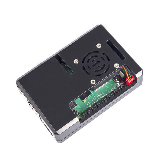 Case with Cooling Fan for Raspberry Pi 4B