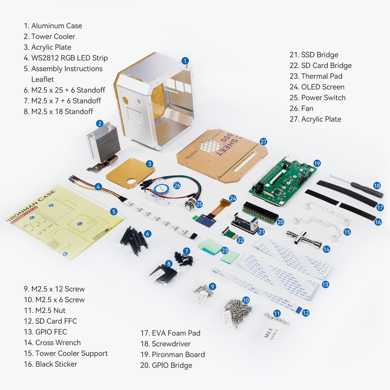 GeeekPi Mini Tower NAS Kit for Raspberry Pi 4, Pi 4 India