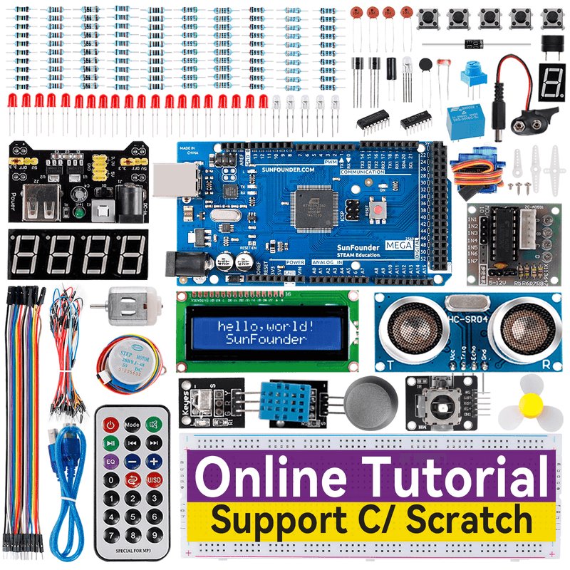 SunFounder Starter Kit for Arduino Mega 2560