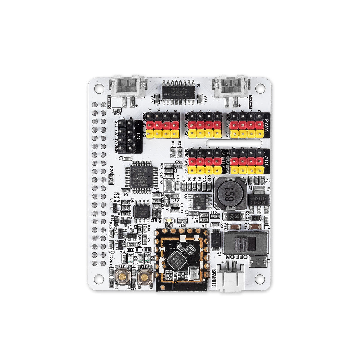 Raspberry Pi Robot HAT Expansion Board PWM ADC Motor port Speaker