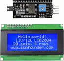 2004 20x4 LCD Module IIC I2C Interface Adapter Blue Backlight for Arduino R3 Raspberry MEGA2560 (2 Pack) - SunFounder