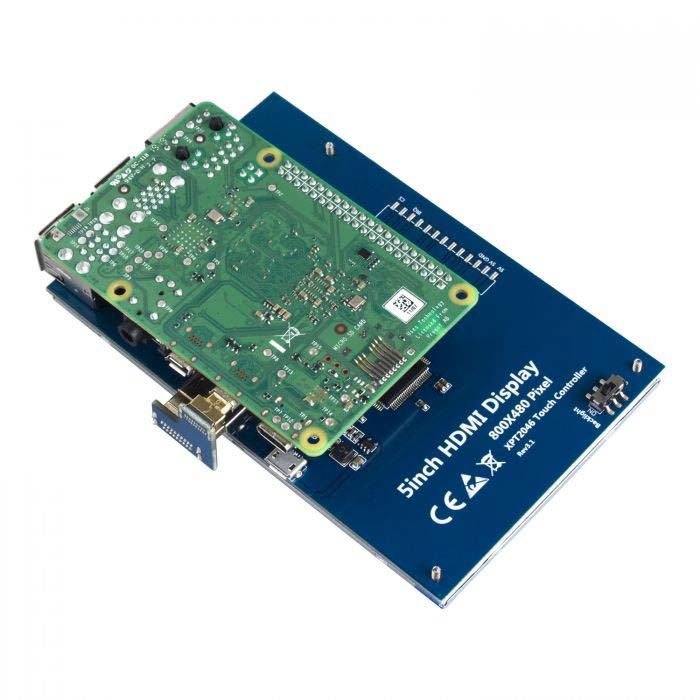 Raspberry Pi 4 Model B + 5インチHDMIディスプレイ 5