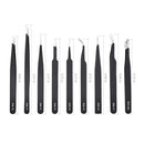 9pcs ESD Tweezers Kit Precision Anti-Static Tweezers Set - SunFounder