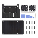 Aluminum Case with Dual Fan for Raspberry Pi 4B (Dual Fan) - SunFounder