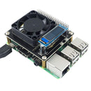 Cooling Fan Hat With Oled Display for Raspberry Pi 4/3B+/3B - SunFounder