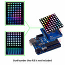 Full Color RGB LED Matrix Driver Shield + RGB Matrix Screen - SunFounder