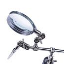 Helping Third Hand Soldering Iron Base Stand with Vise Clamp 5x Magnifying Glass - SunFounder