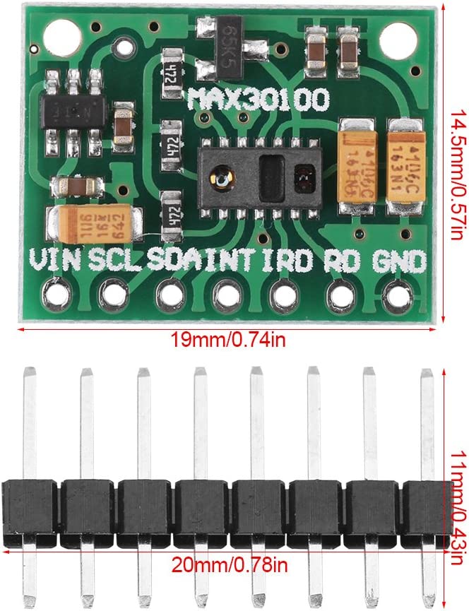 MAX30100 Heart Rate Oxygen Pulse Sensor Module in Pakistan