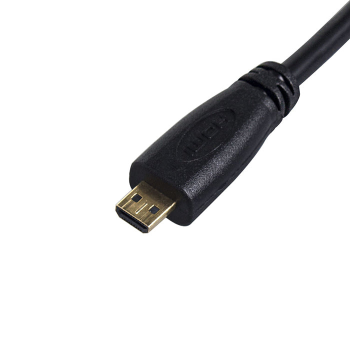 10 Cavi HDMI A Micro HDMI 2m – Per Raspberry Pi, Tablet, Action Cam – Nero