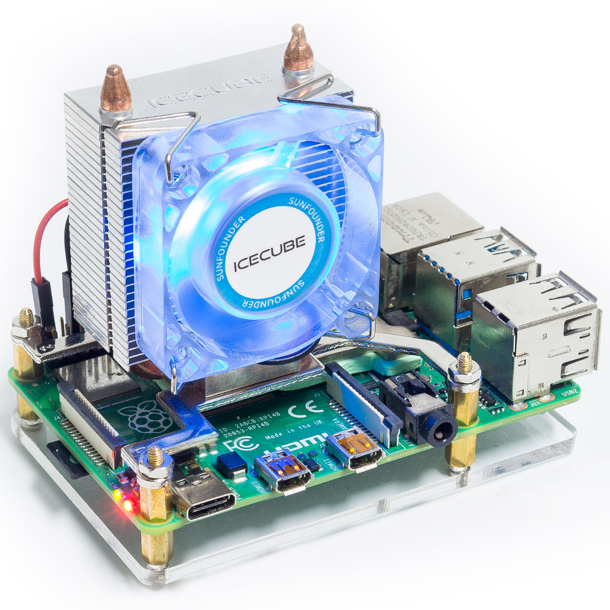 Raspberry Pi Ice Tower Cooler for Raspberry Pi 4 /3B+ | SunFounder
