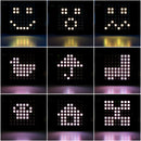 RGB 8x8 64 LED Matrix Panel Compatible with Arduino Individually Addressable I2C Control 24 bit Color Programmable Led Matrix Shield - SunFounder