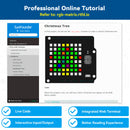 RGB 8x8 64 LED Matrix Panel Compatible with Arduino Individually Addressable I2C Control 24 bit Color Programmable Led Matrix Shield - SunFounder