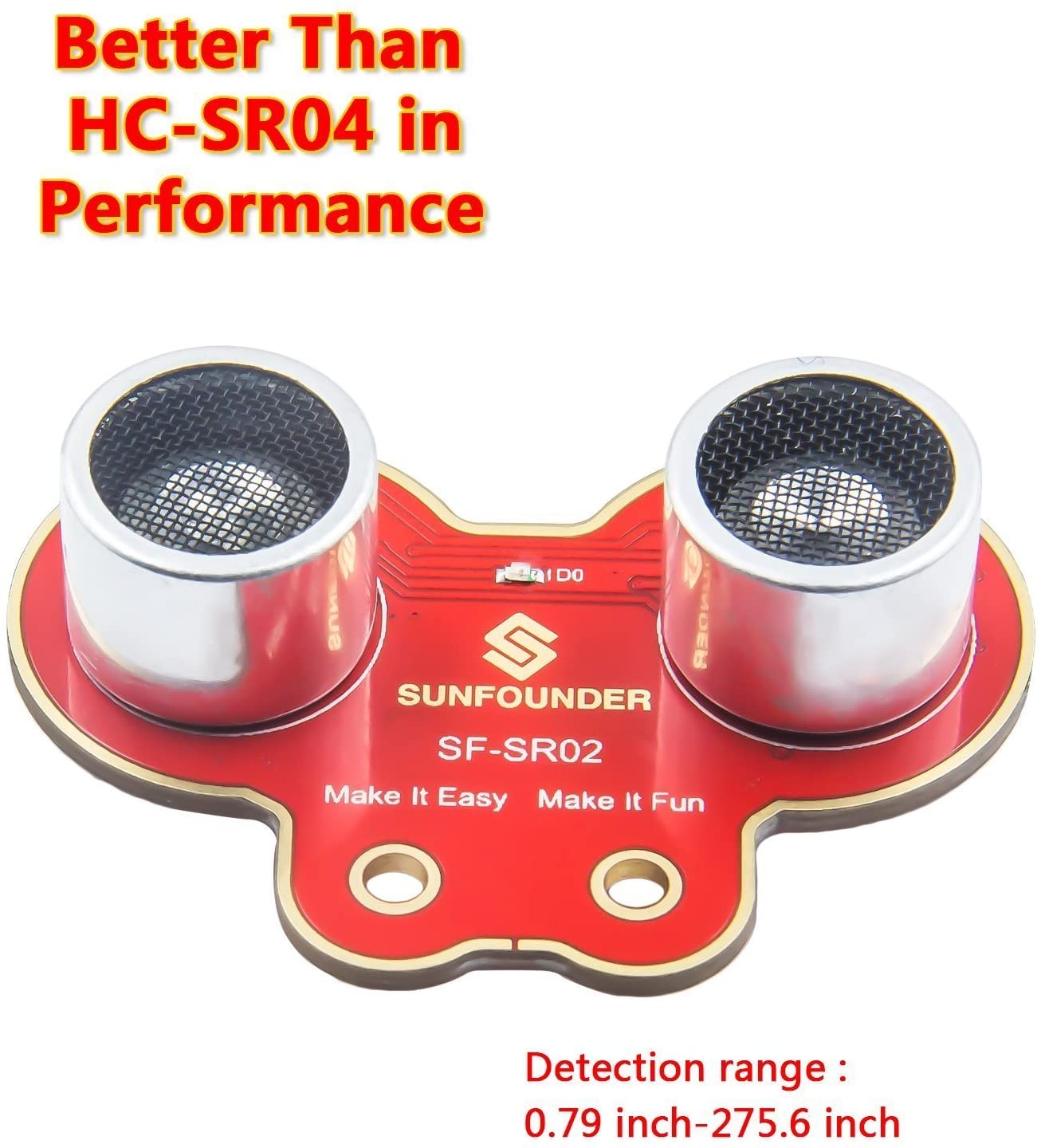 SunFounder SF-SR02 Ultrasonic Distance Sensor Module Kit | SunFounder