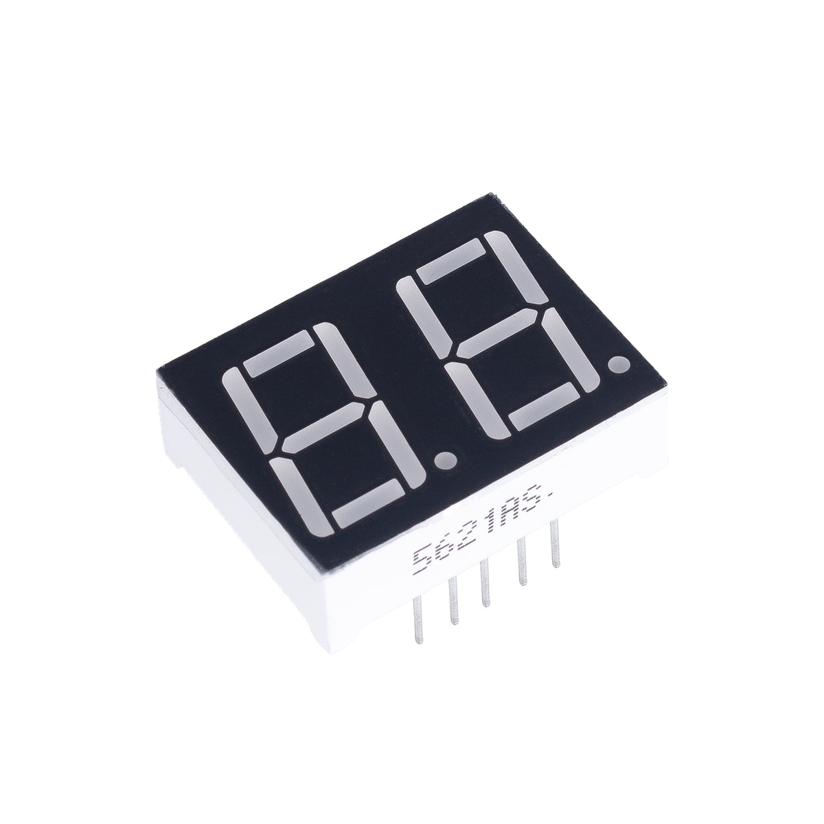 10pcs Common Cathode 10 Pin 2 Bit 7 Segment 0.56 inch Red LED