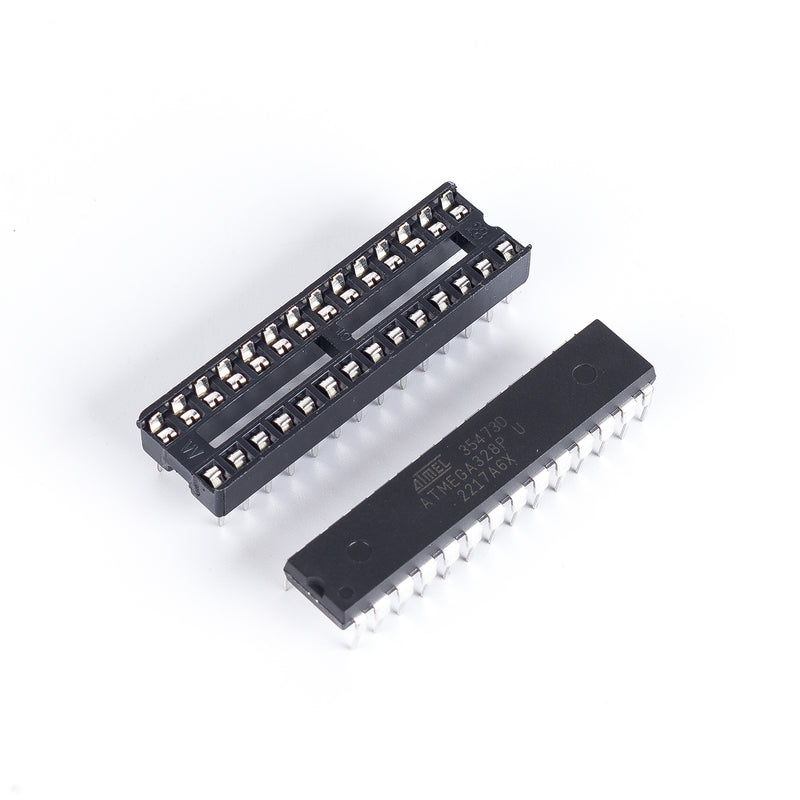 10x ATMEGA328P-PU Microcontrollers DIP28 + 10x DIP Sockets – GCSUPERMARKET
