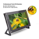 7'' 1024×600 HDMI IPS LCD Display for Raspberry Pi 4, with RPi Case Holder - SunFounder