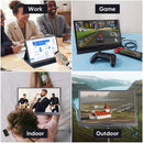 Clearance Sales! 15.6-inch Portable Monitor 1920×1080 Full HD External Display for Raspberry Pi 5/4B/3B+/3B/Zero 2W/LattePanda/Beagle Bone/Libre Computer Board/PS3/PS4 - SunFounder