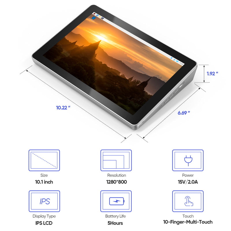 RasPad 3.0 - an All-in-One Portable Raspberry Pi Tablet to Learn